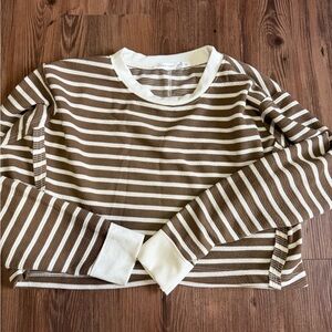 Women’s Alter’d State Long Sleeve Shirt Cropped Size Small